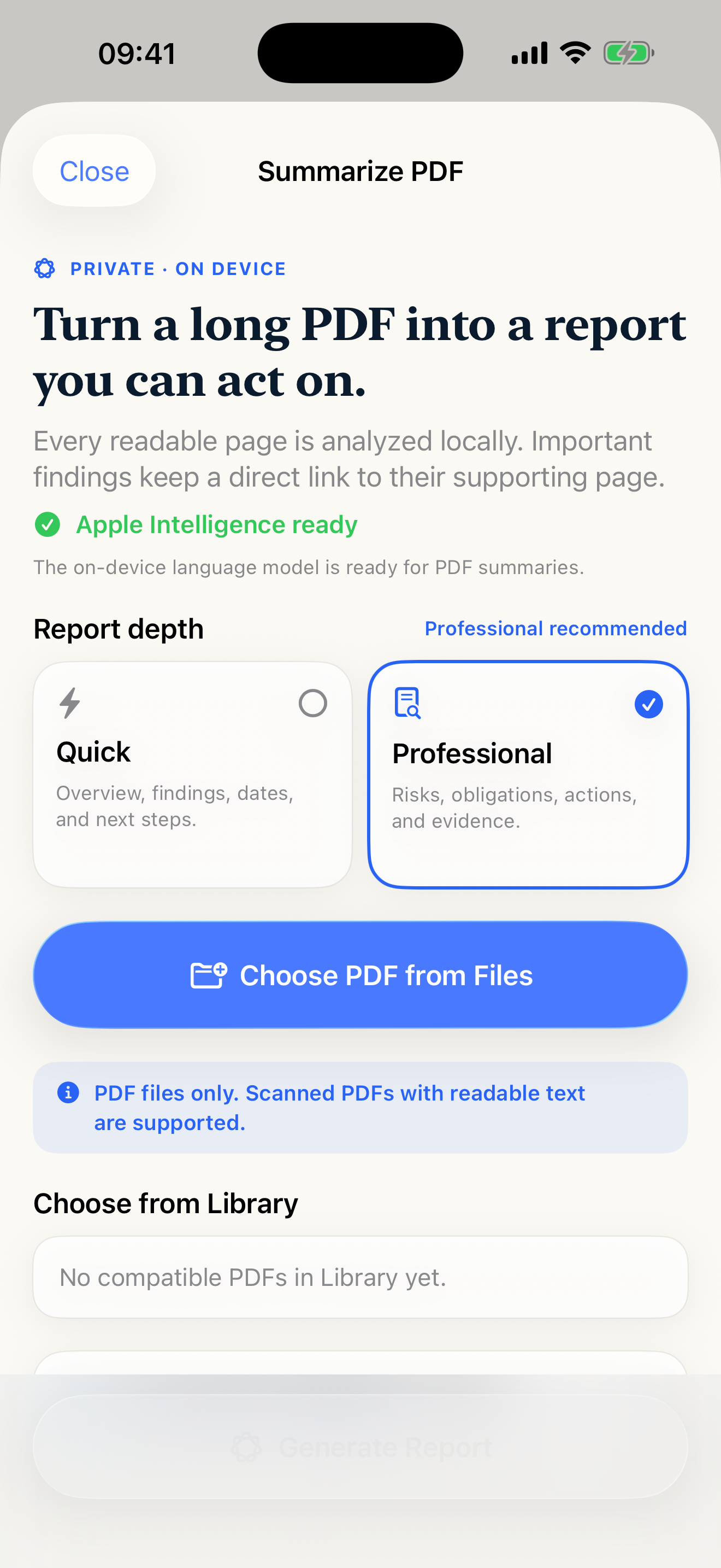 Apple Intelligence summaries